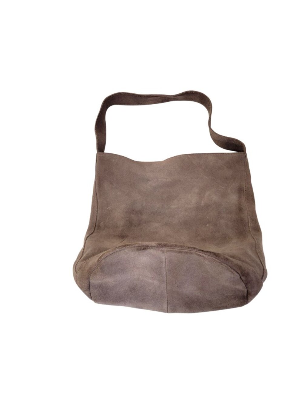 Kimchi Blue Brown Suede Hobo Shoulder Bag With Inner Zip Pocket - Picture 8 of 8